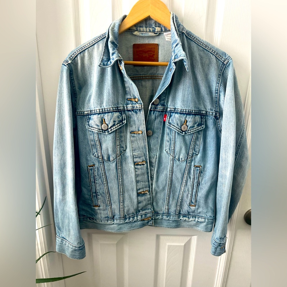 Levi's Light Blue Denim Jacket, Size S
